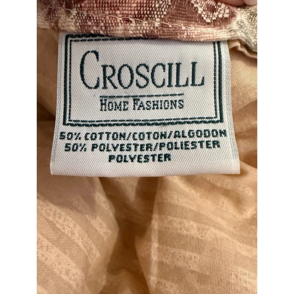 Vintage Croscill Cotswold Twin Comforter Bedskirt Sham 3 Pc Set  USA READ